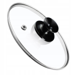 Stiklinis dangtis 18cm Universalus dangtelis