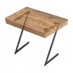 Metalinės stalo kojos Loft Desk, 53x79 cm, juodi