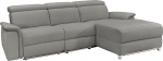 Trivietė sofa Loft Pareli, pilka