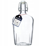 Kadax stiklinis butelis su kam&scaron;čiu, 0,5 l.