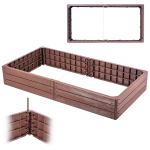 Greengrocer pakeliama lova Garden Box Gėlių lova Ruda 150x75cm