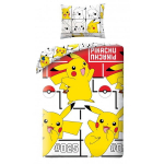 Medvilninė patalynė 140x200 Pokemonai Pikachu