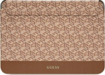 Ne&scaron;iojamojo kompiuterio dėklas Guess GUCS16HGCFSEW 16 rudos/rudos spalvos GCube Stripes