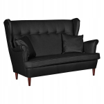 Sofa Uszak, 160x132 cm, juoda