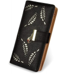 Patogi moteri&scaron;ka piniginė i&scaron; ekologi&scaron;kos odos, prakti&scaron;ka piniginė su užtrauktuku ir skyriais kortelėms bei gryniesiems, stilinga kompakti&scaron;ka piniginė kasdienai