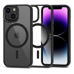 dėklas iPhone 12 mini / 13 mini&ldquo; telefonams &ndash; permatomas ir juodas