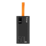 Powerbank 50000mAh EnergyPulse USB-A/USB-C PD 22,5W su skaitmeniniu ekranu