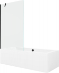 Vonia Mexen Cube su apdaila ir stiklo sienele, 170x80 cm + 100 cm