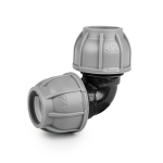 Jungtis alkūnė Bradas PE vamzdžiams 32 mm, PN10