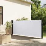 I&scaron;traukiama &scaron;oninė markizė, baltos spalvos, 120x300cm