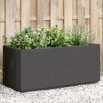 Sodo lovelis, tamsiai pilkos spalvos, 80x36x35cm, pp