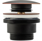 Universalus dangtelis praustuvui REA "Klik-klak", old black