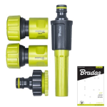 4 dalių rinkinys laistymo žarnoms 3/4" Bradas LIME LINE