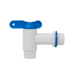 Čiaupas PP 3/4" i&scaron;or.sr. Bradas su 3/4'' i&scaron;or.sr., White