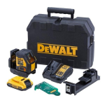 Kryžminis lazerinis nivelyras DeWalt DCLE34021D1QW