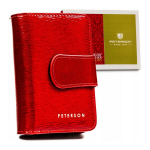 Piniginė moterims Peterson PTN 425214-SH, Raudona