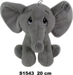 Mink&scaron;tas pliu&scaron;inis dramblys 20 cm