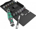 Wera 8009 Zyklop Pocket rinkinys su antgaliais ir galvutėmis, 27 el.