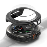 "RINGKE" PLONAS IR GRŪDINTAS STIKLAS "GALAXY WATCH ULTRA" (47 MM) TITANO JUODA