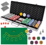 Pokerio rinkinys lagamine 500 žetonų 23529