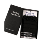 ECARLA oro garbanojimo lazdelė juodos spalvos - garbanojimo ritinėlis garbanojimo geležis dėžutėje Juoda