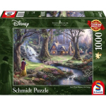 Puzle 1000 dalių: Thomas Kinkade: Snieguolė, Disney