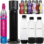 "SodaStream Gaia Titan" saturatorius, vienas butelis + 2x "SodaStream Black" butelis (dek) + bolero