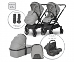 Universalus vežimėlis Lorelli Reya 3in1, grey