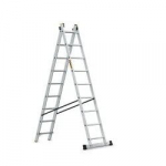 Dviejų dalių daugiafunkcinės kopėčios Drabest, 9 pakopos, 379 cm