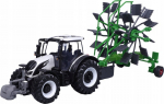 Traktorius Valtra N174 su grėbliu Bburago 18-31673