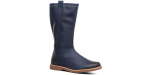 Clarks Tildygrace Inf Tamsiai Mėlynos Odos Batai Su Užtrauktuku Vaikams