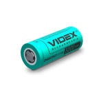 Įkraunama baterija VIDEX Li-Ion 26650, 5000mAh, 3,7V (1 vnt.)
