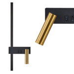 Sieninė Lempa App1439-W Black Gold