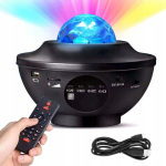 Vaikų garso žvaigždė projektorius USB LED naktinis ap&scaron;vietimas