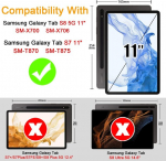 Bolelaw dėklas, skirtas samsung galaxy tab s8 / tab s7 11 colių plan&scaron;etiniam kompiuteriui su ra&scaron;ikliu ir ra&scaron;iklio laikikliu, kortelių lizdo stovo funkcija, madingas atverčiamas apsauginis dėklas, skirtas samsung galaxy tab s7 plan&scaron;etiniam kompiuteriu ...