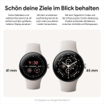 Google Pixel Watch 3 (45 mm) &ndash; android i&scaron;manusis laikrodis su &scaron;irdies ritmo stebėjimu, patobulintas bėgimas i&scaron; Fitbit, fitneso įžvalgos, 24 val. baterija &ndash; matinis juodas aliuminio korpusas &ndash; obsidianinė apyrankė &ndash; wi-fi