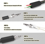 Runcci-yun Trs mono ki&scaron;tukas, 3,5 mm 3 kontaktų litavimo ki&scaron;tukas, 3,5 mm litavimo audio ki&scaron;tukas, litavimo video ki&scaron;tukas, stereo lizdo ki&scaron;tukas ausinėms ir laisvų rankų įrangai