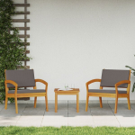 Sodo kėdės 2 vnt 59,5x70,5x72,5 cm Solidžios akacijos medienos
