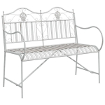 Suolas Balta Metalas 103.5 x 59 x 89 cm Patvarus Lauko suolas