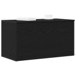 Sandėliavimo Dėžė Juoda Uosis 84x42x46 cm I&scaron; Inžinerinės Medienos