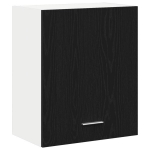 Pakabinamos spintelės - 2 vnt. - Juoda ąžuolo, 100x31x60 cm - Pagaminti i&scaron; inžinerinės medienos