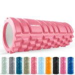 Masažinis cilindras Tunturi Yoga Grid, 33cm, rožinis