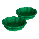 Plastikinė smėlio dėžė "Gėlė 2" 76 cm - žalia