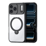 Dėklas Dux Ducis "Aimo Magnetic Stand" skirtas Apple iPhone 17 Pro Max juodas