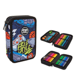 Coolpack Jumper 2 Dvigubas ra&scaron;iklinis dėklas su priedais