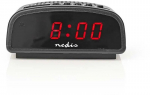 Zegar biurkowy Nedis CLDK008BK LED z drzemką bez radia Czarny