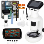 I&scaron;manus skaitmeninis ne&scaron;iojamas mikroskopas vaikams su spalvotu LCD ekranu, WiFi USB, 1000x