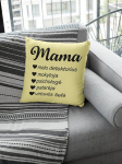 Dekoratyvinė pagalvė &bdquo;Mama&ldquo;, &scaron;ampaninė