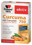 Maisto papildas Doppelherz activ Curcuma 750 caps., 30 kapsulių