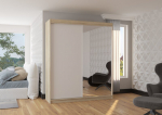 Spinta ADRK Furniture Viki, ąžuolo spalvos/balta